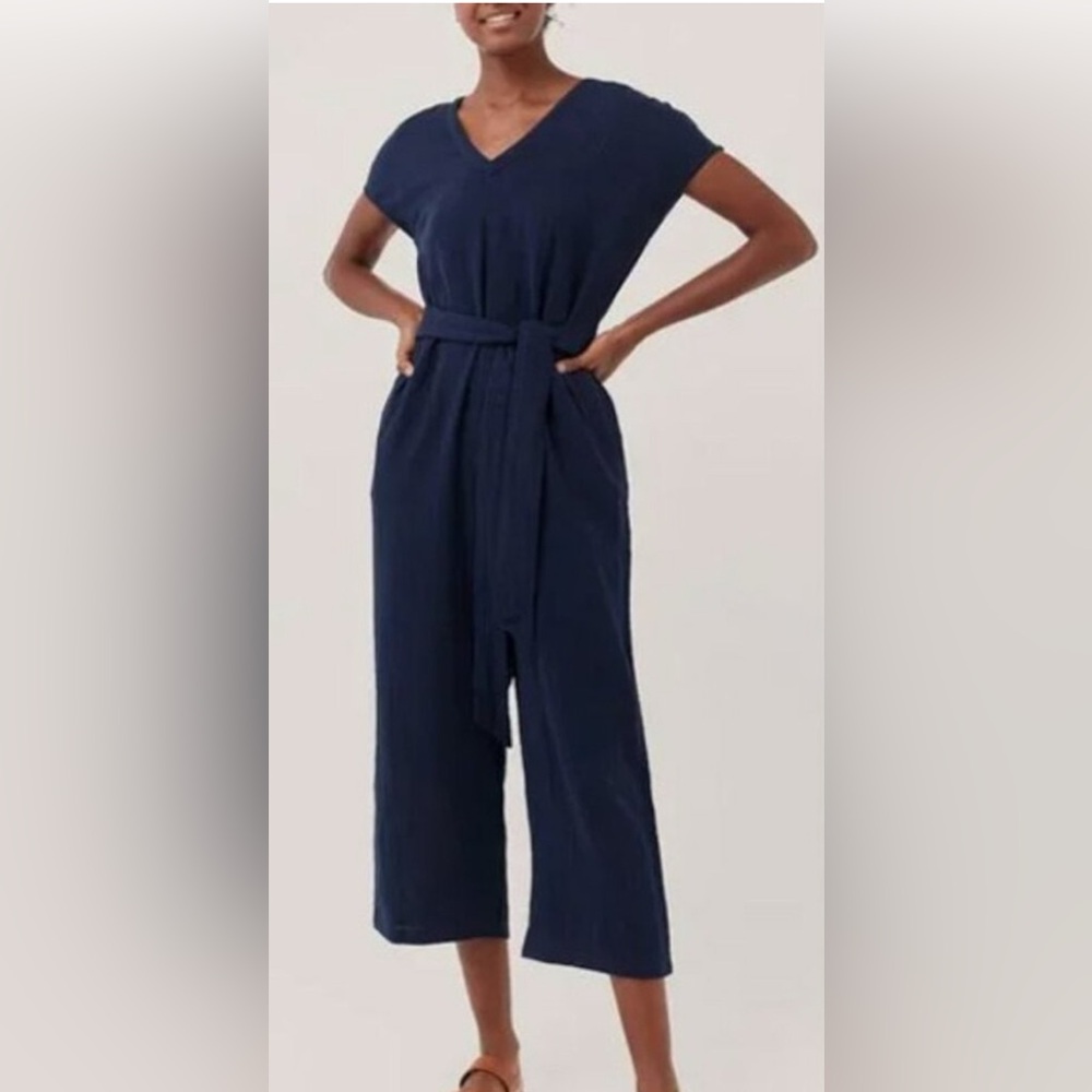 Pact Navy Jumpsuit, size medium